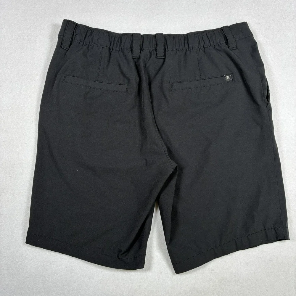 Banana Republic Mens 34 Black Performance Tech Shorts Hiking Golf Gorpcore READ